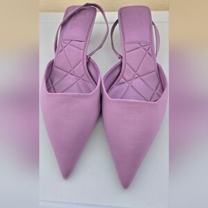 Zara Lilac Pointed Heels (NWOT)